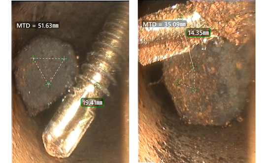 螺栓式結(jié)構(gòu)測量插入深度示意圖 螺栓式結(jié)構(gòu)測量插入深度示意圖