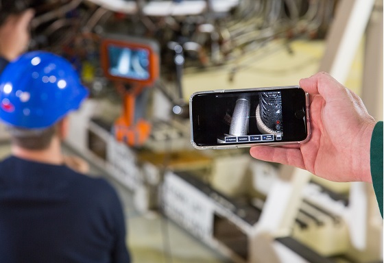 通過手機同步查看工業內窺鏡檢測圖像 通過手機同步查看工業內窺鏡檢測圖像