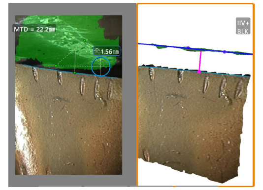 采用三維立體測(cè)量技術(shù)測(cè)量葉片與護(hù)罩間隙 采用三維立體測(cè)量技術(shù)測(cè)量葉片與護(hù)罩間隙